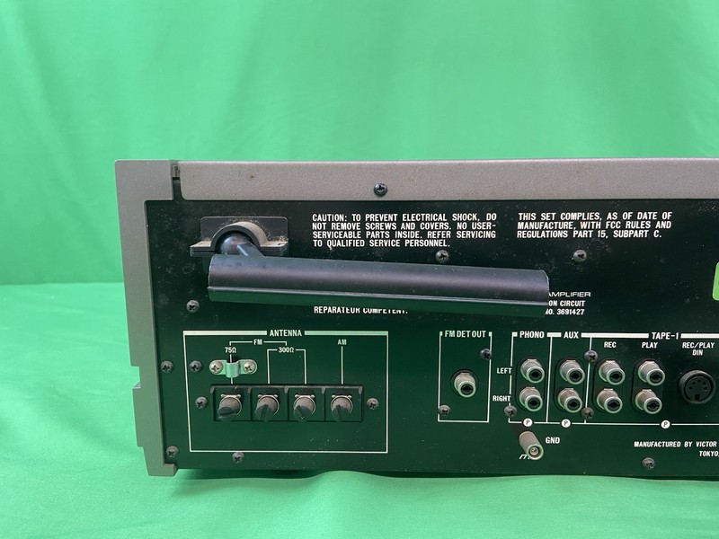 Vintage JVC JR-S201 35W AM/FM Integrated Stereo Receiver 1978 Tested Works Read gallery