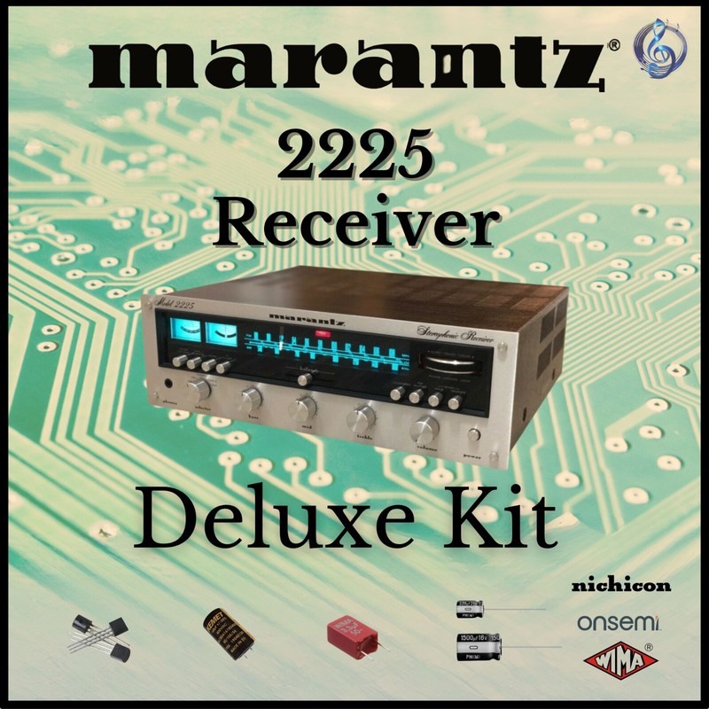 Marantz 2225 Receiver Deluxe Upgrade Kit Genuine Parts Restoration Guarantee