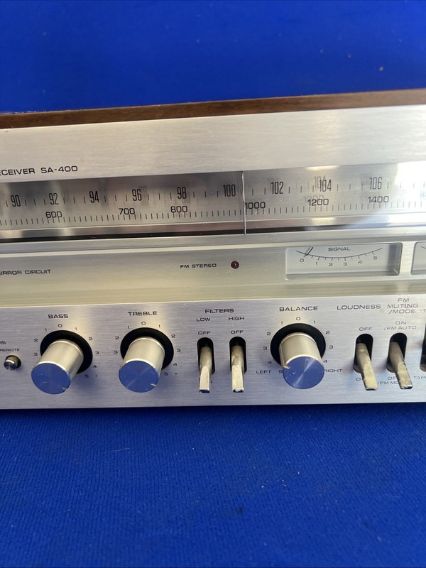 TECHNICS SA-400 STEREO FM-AM STEREO RECEIVER WORKS-CLEAN! gallery