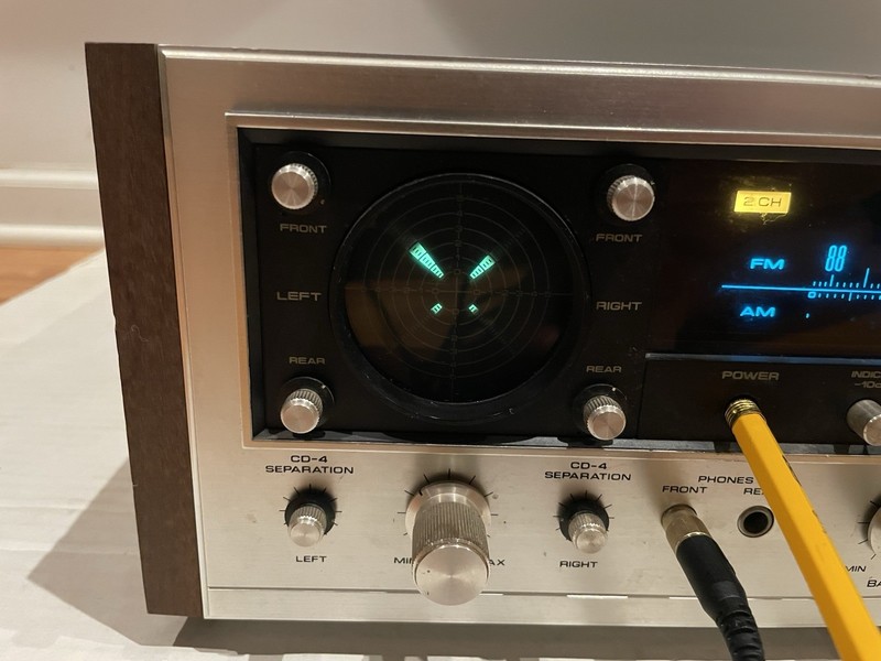 Pioneer QX-949A 4 Channel Quadraphonic AM/FM Stereo Receiver Powers On *READ* gallery