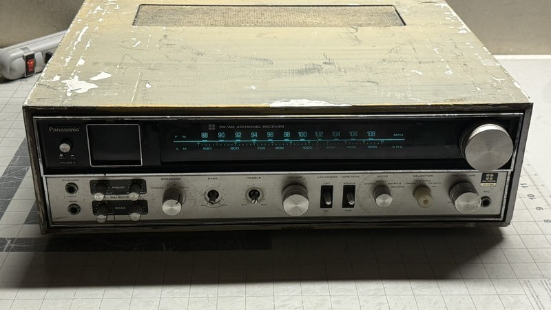 Panasonic SS-7900 4 Channel Stereo Receiver For parts or repairs Poor Cosmetic🔥