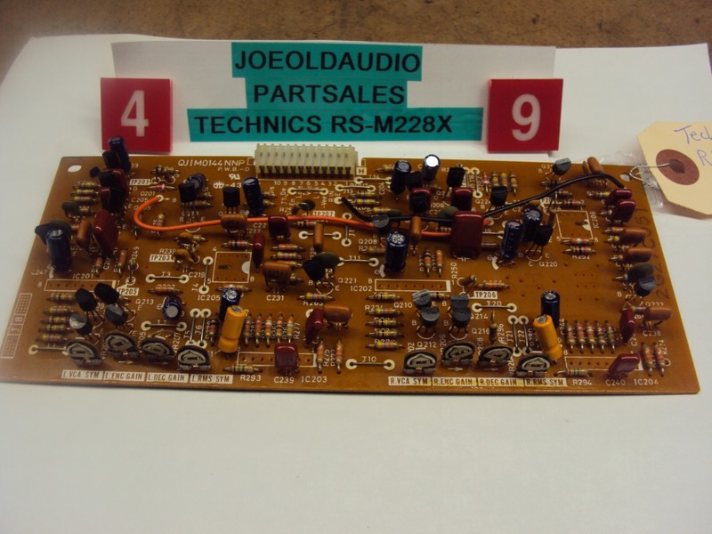 Technics RS-M228X Cassette Deck DBX Board. All IC’s Removed Parting Out RS-M228X