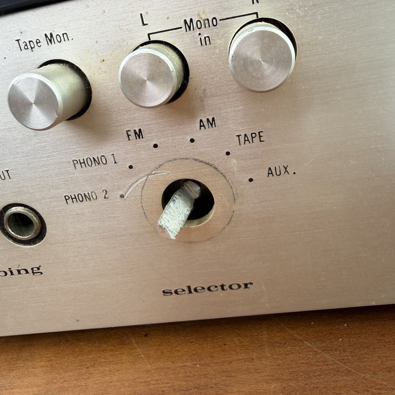 Marantz Model Twenty Two 22 Vintage Stereo Receiver Works -Broken Selector Knob gallery