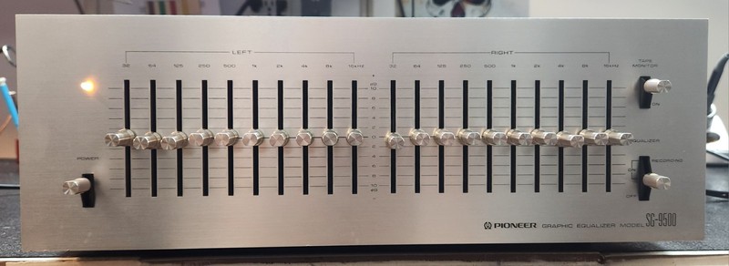 [Pro-Serviced] Pioneer SG-9500 Graphic Equalizer Fully Serviced & Recapped