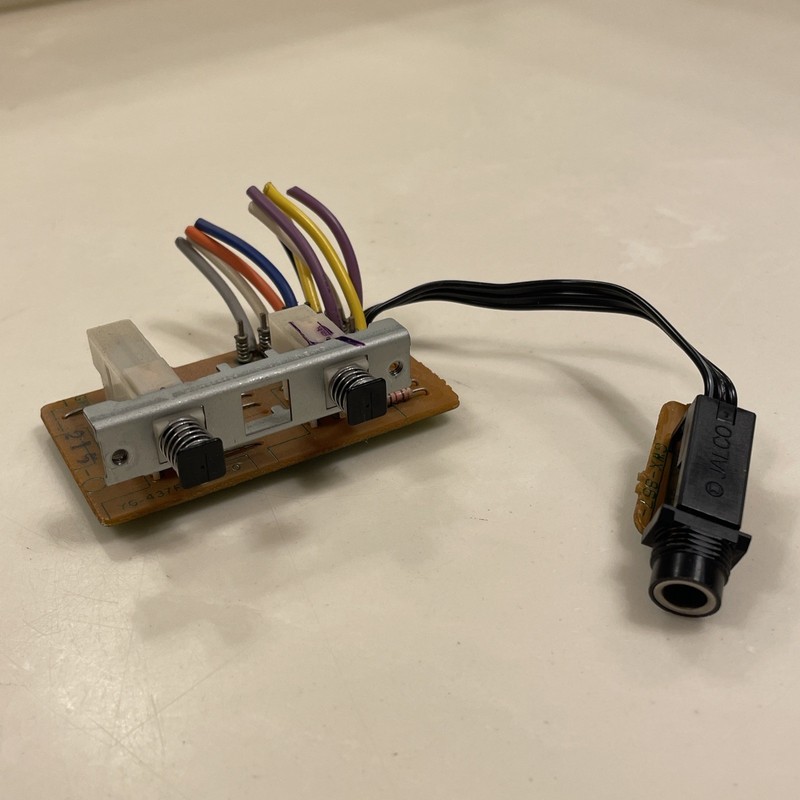 Pioneer SA-1050 Speaker Selector Switch Circuit Board & Headphone Input