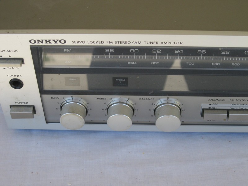 Watch video - Onkyo TX-21 Servo Locked AM/FM Stereo Amplifier (1982-83) -- AS IS gallery