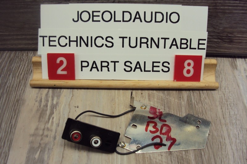 Technics SL-BD27 Turntable RCA & Ground Wire Panel. Tested Parting Out SL-BD27