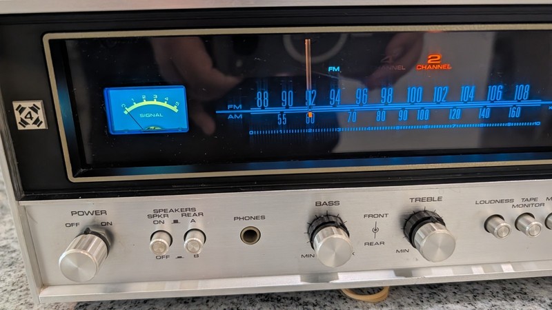 Pioneer Receiver QX-4000 Recapped, new main speaker terminals, Silver Face. gallery