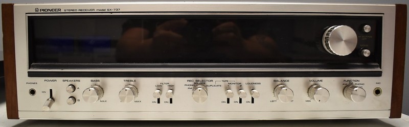 Vintage Pioneer Stereo Receiver Model SX-737