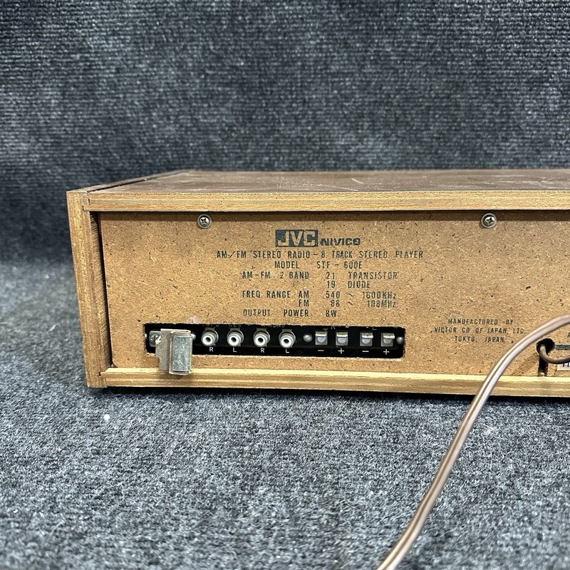 Vintage Nivico STF-600E AM/FM Stereo Receiver w/ Speakers - 8 Track Not Playing gallery