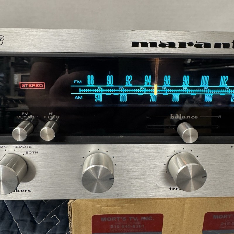 MARANTZ 2215B VINTAGE AM/FM STEREO RECEIVER - SERVICED - CLEANED - TESTED gallery