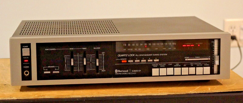 Sherwood S-2620 CP Receiver Time Capsule Clean,Working 100%.READ.