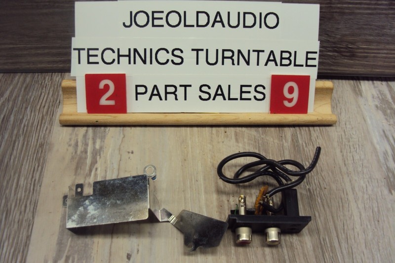 Technics SL-B350 Turntable RCA & Ground Wire Panel. Tested Parting Out SL-B350