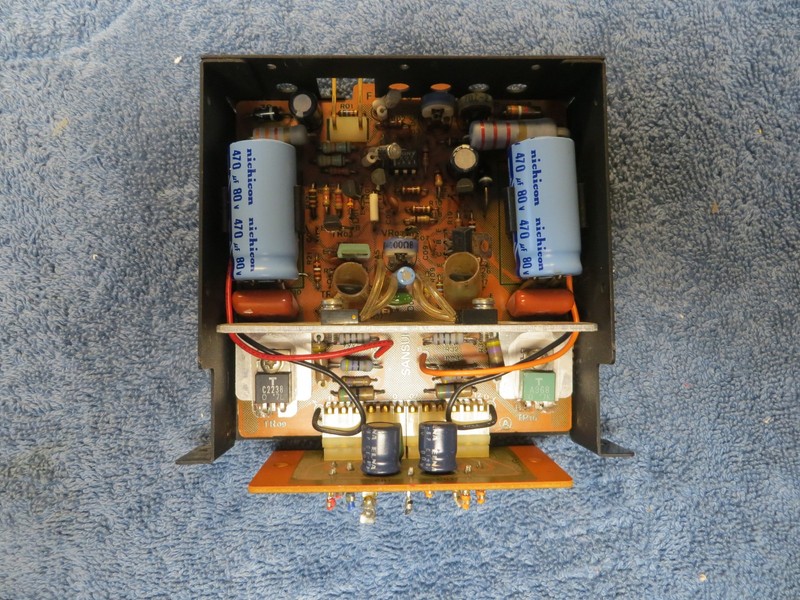 SANSUI G9000/901 RECEIVER AMP DRIVER CARD W/ COVER PART # F2806/F2814