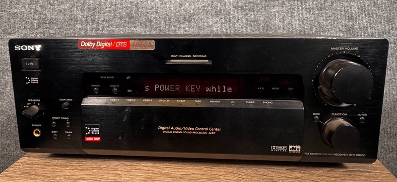 Sony STR-DB930 Digital Cinema Sound Receiver 5.1 Receiver Tested Working