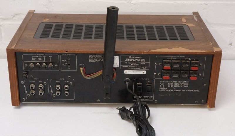 Vintage Pioneer SX-580 Stereo Receiver Tested Works! gallery