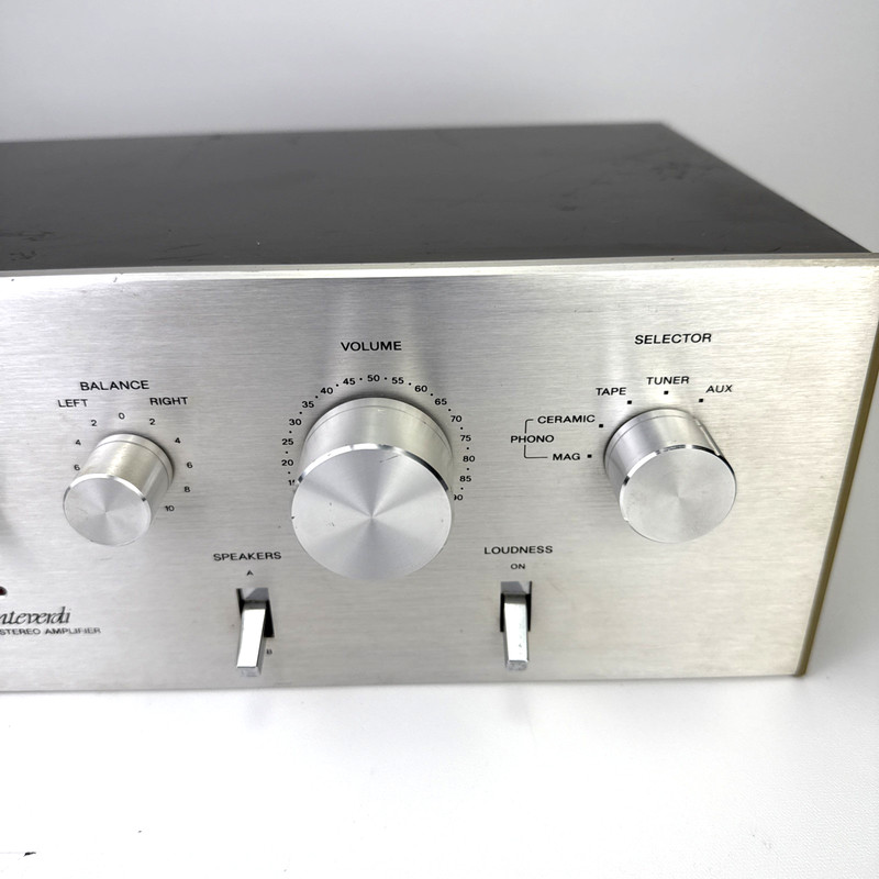Vintage Monteverdi H-318 Integrated Stereo Amplifier. Works but needs Service gallery