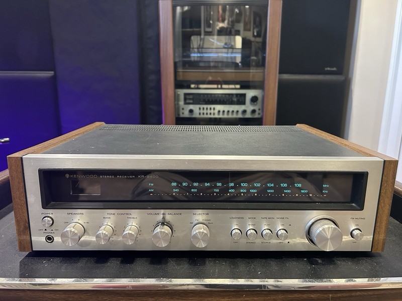 Vintage Kenwood KR-2400 AM-FM Stereo Tuner Amplifier