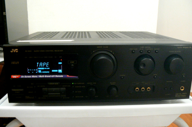 JVC Audio Video Control Reciever RX-818VBK Dolby Sound Pro Logic Fully Tested