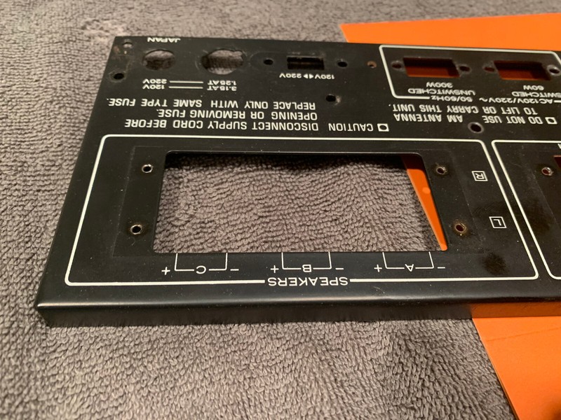 Kenwood KR-5200 Stereo Receiver Parting Out Rear Panel gallery