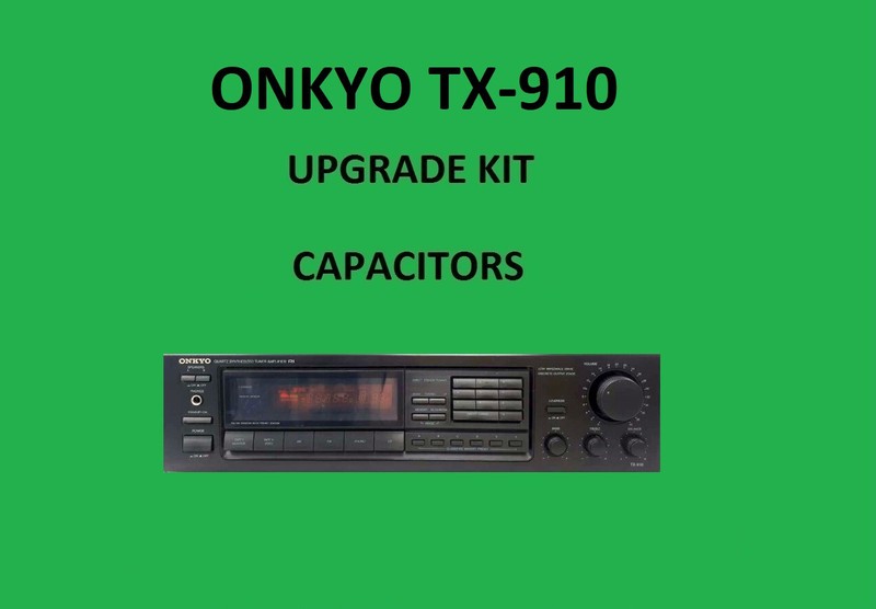 Stereo Receiver ONKYO TX-910 Repair KIT - all capacitors