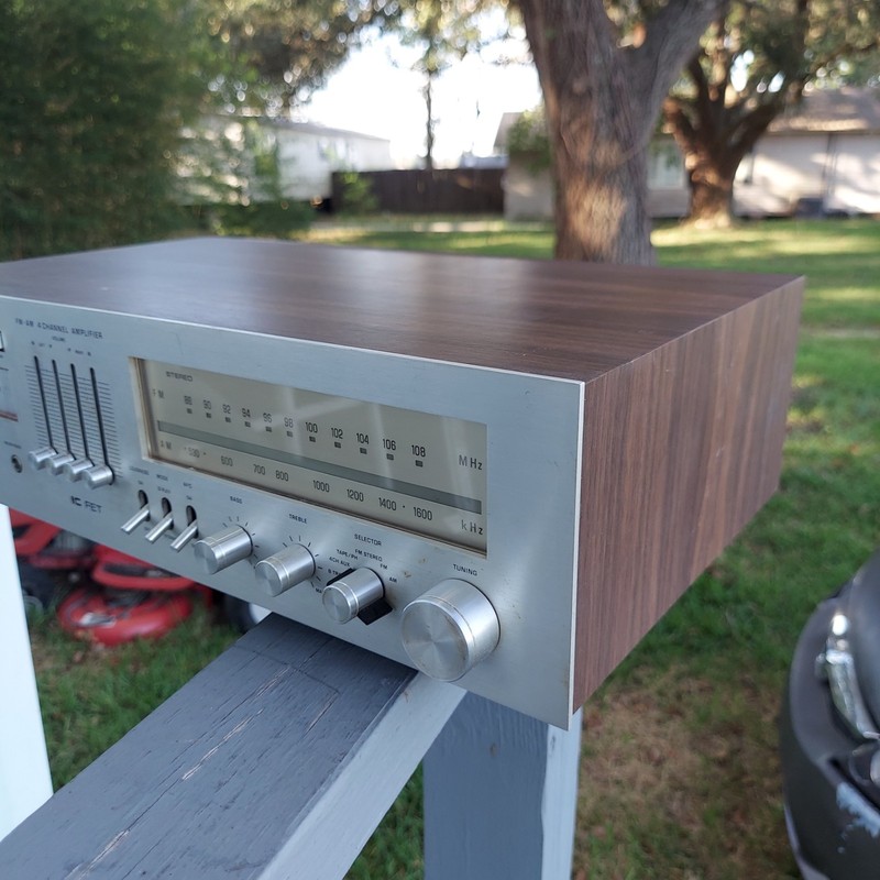 Vintage Panasonic RE-8420 QUAD 8-Track Stereo Receiver 4-Channel Amplifier *READ gallery