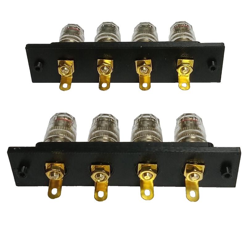 Pioneer SX-535 Speaker Terminal Plate Only – For 5-Way Banana Jack Upgrade gallery