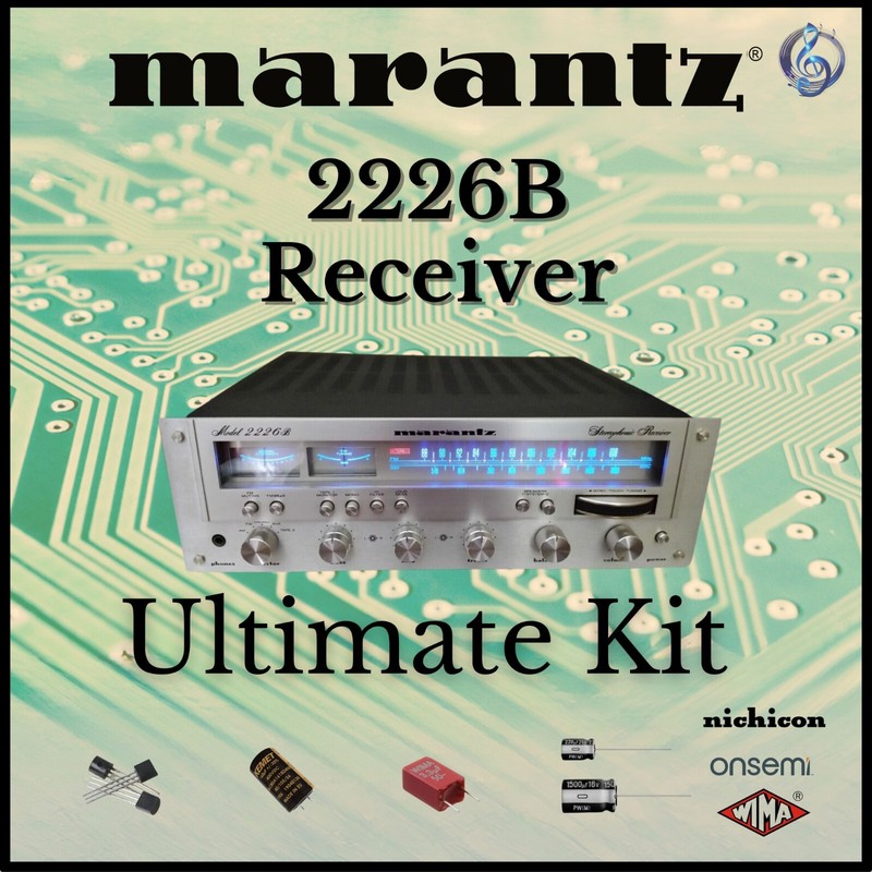 Marantz 2226B Receiver Ultimate Upgrade Kit Genuine Parts Restoration