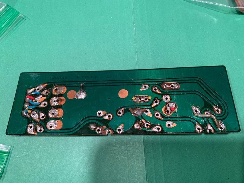 Sansui QRX-5500 Quad Receiver Parting Out F-1487 Volume Circuit Board