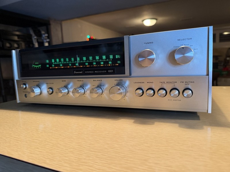Sansui 661 Stereo Receiver Amplifier Full Fresh Service Near Mint Rare Beauty💎 gallery