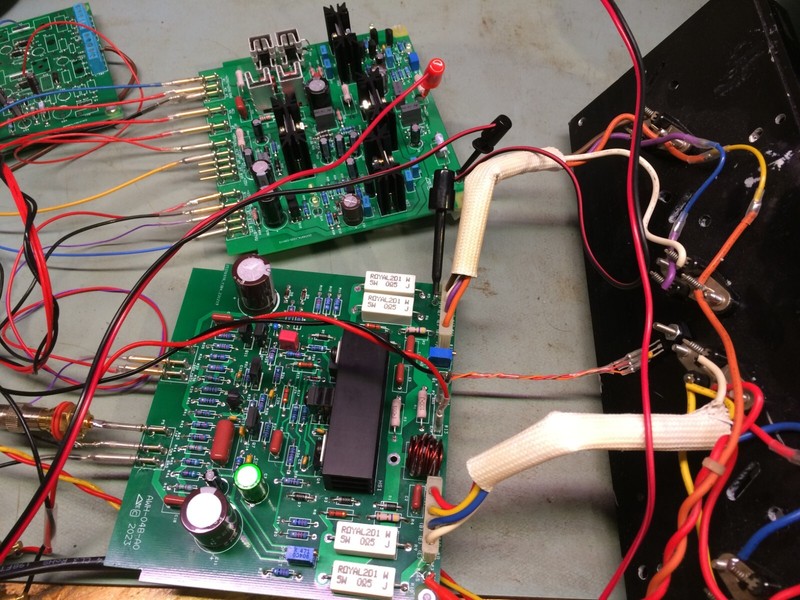 SX-1250 AWH-048-A0 power amplifier pcb (pair), fully assembled and tested (new) gallery