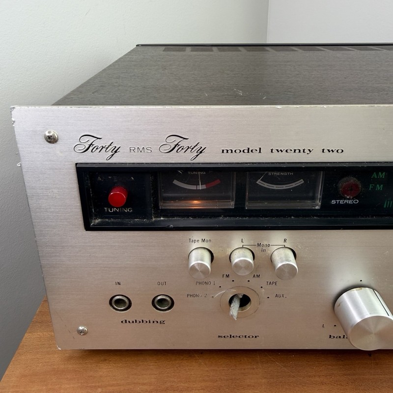 Marantz Model Twenty Two 22 Vintage Stereo Receiver Works -Broken Selector Knob gallery