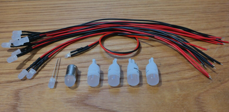 Fisher RS-2003 RS-2007 RS-2010 replacement front LED lamps bulbs lights kit set