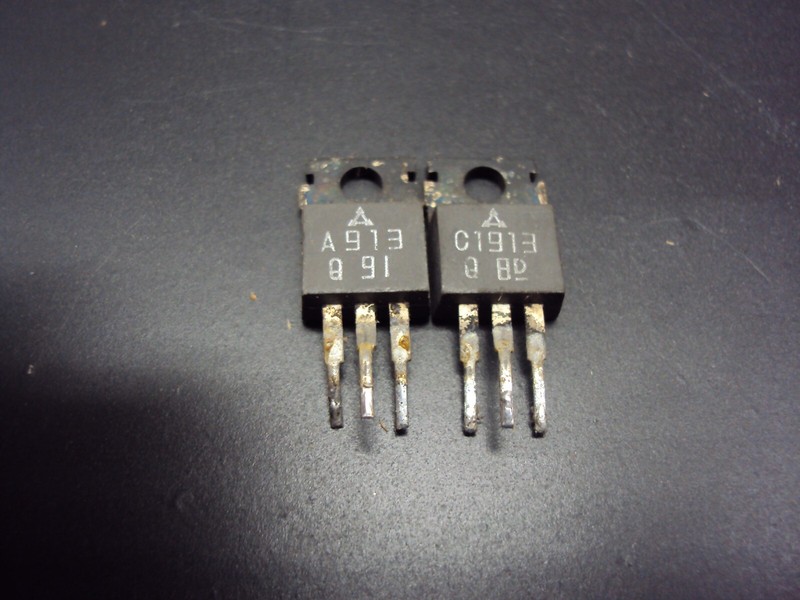 Transistors C913 & C1913. 1 Pair. Pulled Part. TestedWith Curve Tracer gallery