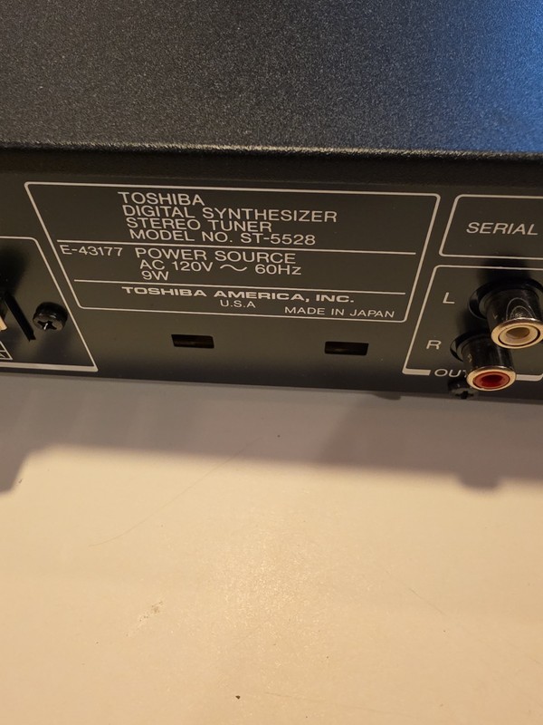 Rare Vintage Toshiba ST-5528 Digital Synthesizer Stereo Tuner In Original Box gallery