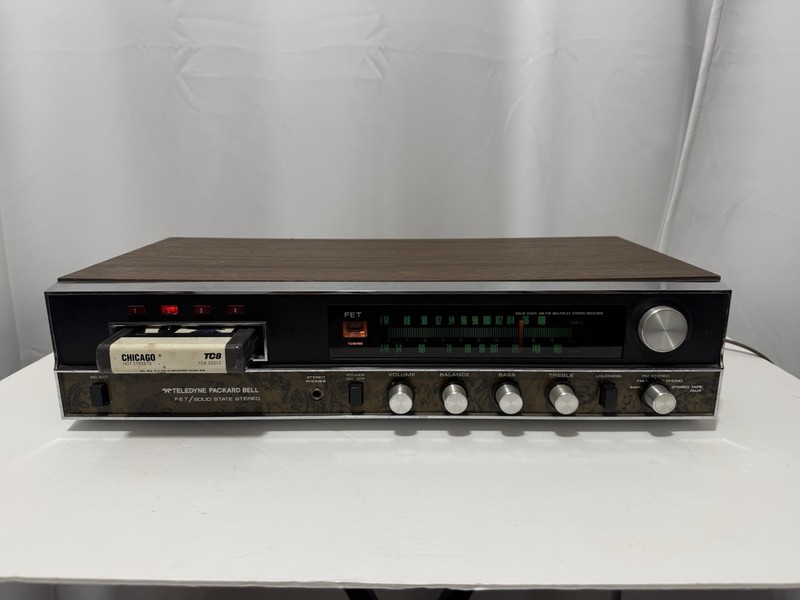 Vintage Teledyne Packard Bell Stereo Receiver RTS 125 Japan Magnetic Tape Player