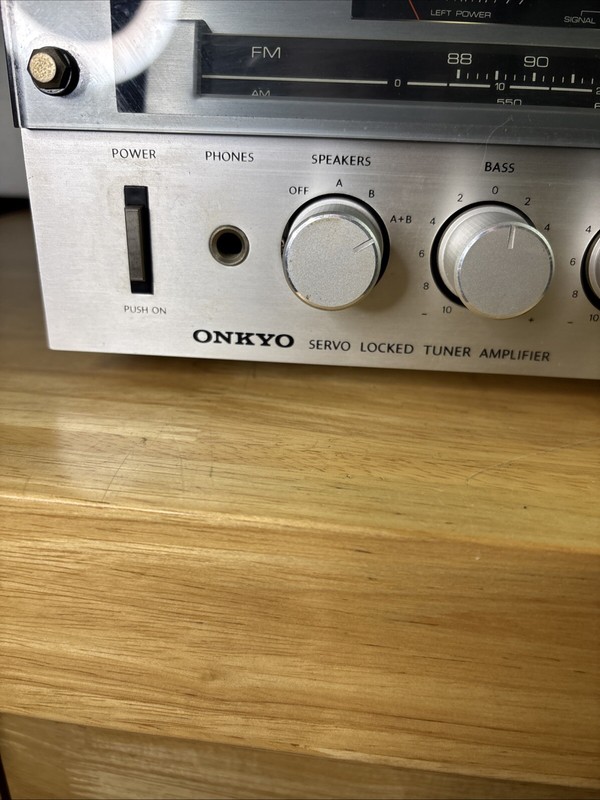 Vintage ONKYO Servo Locked Tuner Amplifier Model TX-3000 Made In Japan gallery