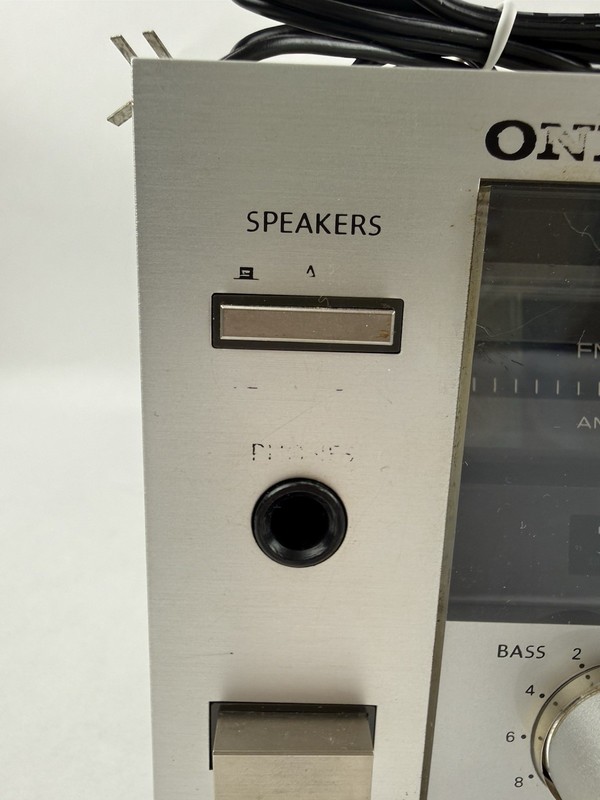 Onkyo TX-21 Vintage Stereo Receiver AM/FM/ Phono/ Tape W/ Antenna Tested Works gallery