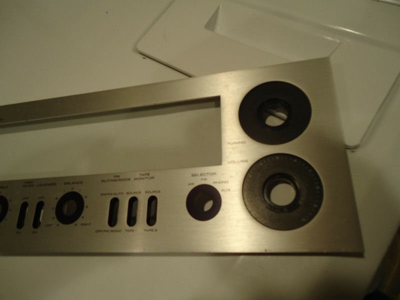 Technics SA-300 Stereo Receiver Parting Out Faceplate