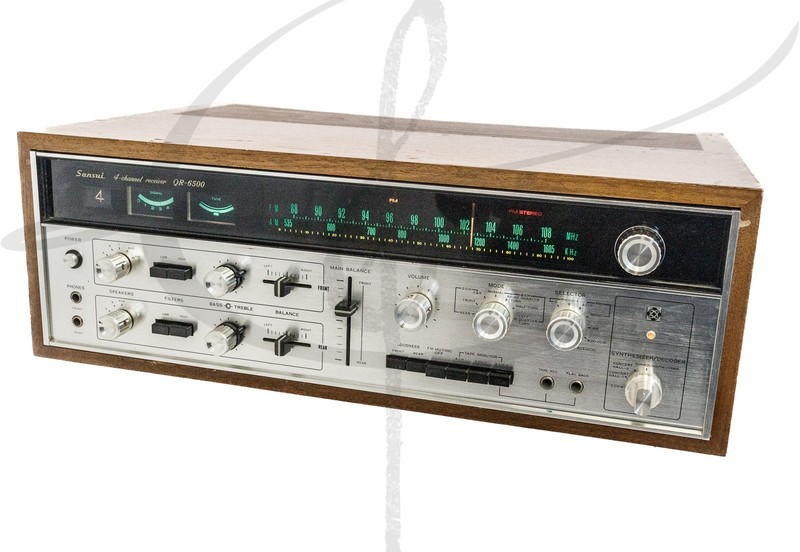 Sansui QR-6500 AM-FM Stereo Quad Receiver Tested & Working NICE