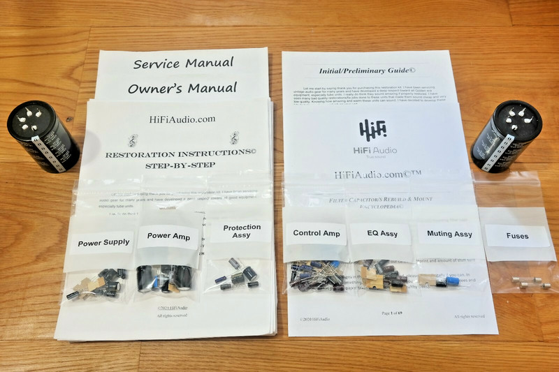 Pioneer SX-1010 FULL rebuild restoration recap service kit fix repair capacitor gallery