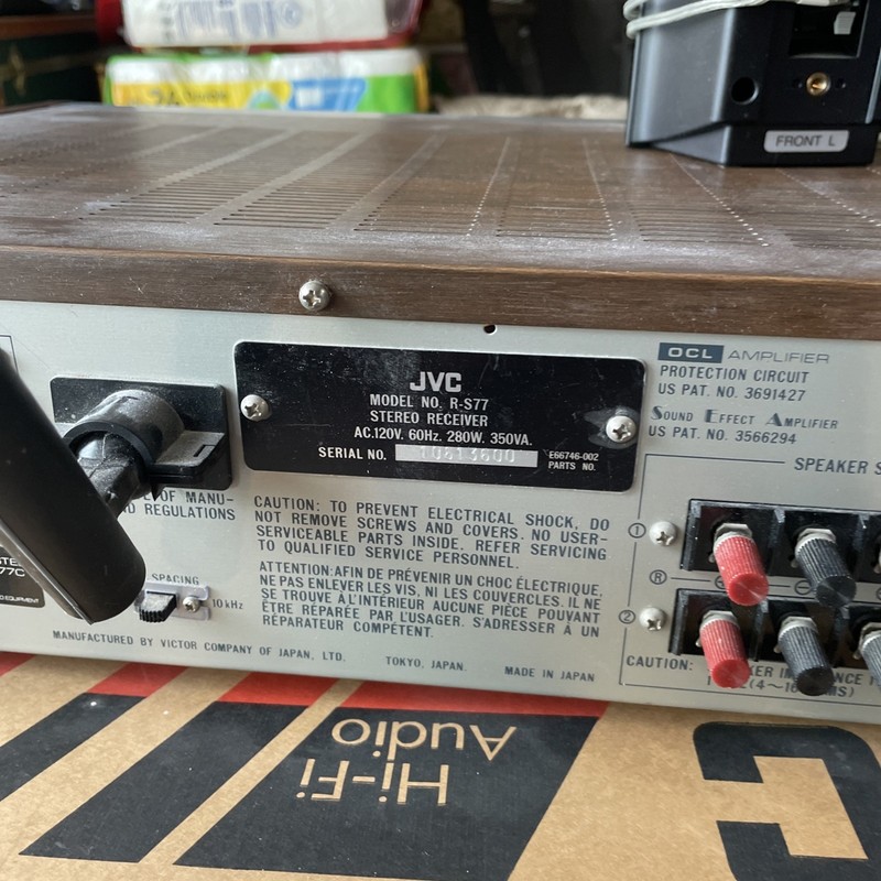 Vintage JVC R-S77 Stereo Receiver w/ Digital Synthesizer gallery