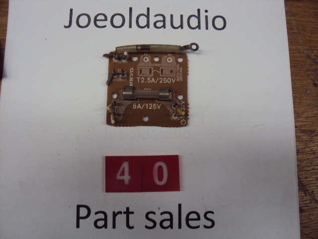 Onkyo TX-61 Original AC Fuse Board. Read More Below Parting Out TX-61.