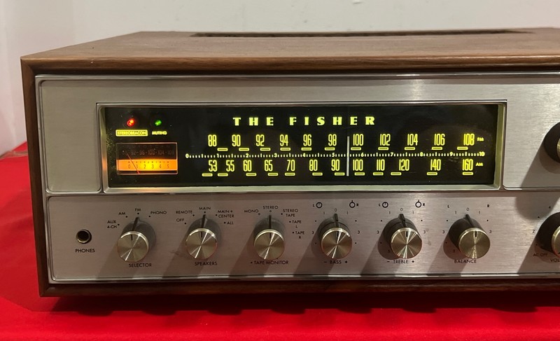 The Fisher 500-TX Stereo Receiver Auto Tune-O-Matic Solid State With Case # 2 gallery