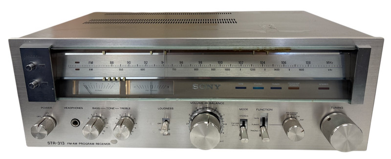 SONY STR-313 AM-FM STEREO RECEIVER WITH PROGRAM SENSOR