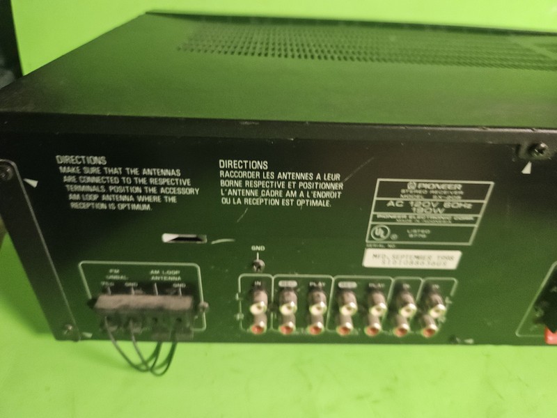 PIONEER SX-205 AM-FM Stereo Receiver gallery