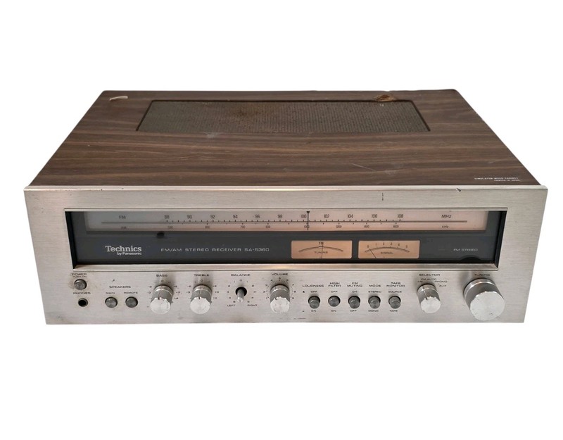 Vintage Technics SA-5360 AM-FM Stereo Receiver AS-IS FOR REPAIR READ DESCRIPTION