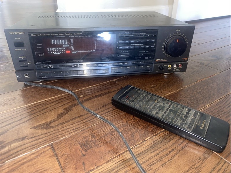 Technics Sa-R477 Quartz Synthesizer Am/Fm Stereo Receiver – Working Well – Rare!