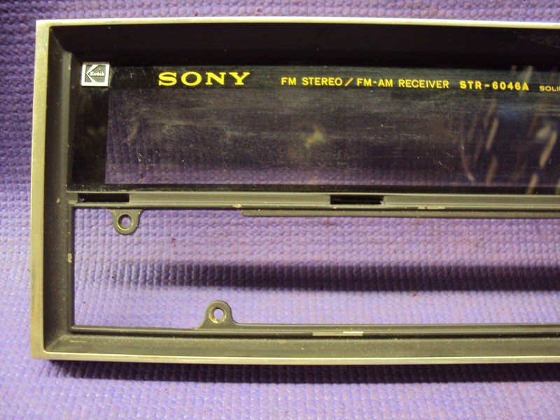 SONY STR 6046A Faceplate. Rated 8.6 Out Of 10. Sold As Pictured. gallery