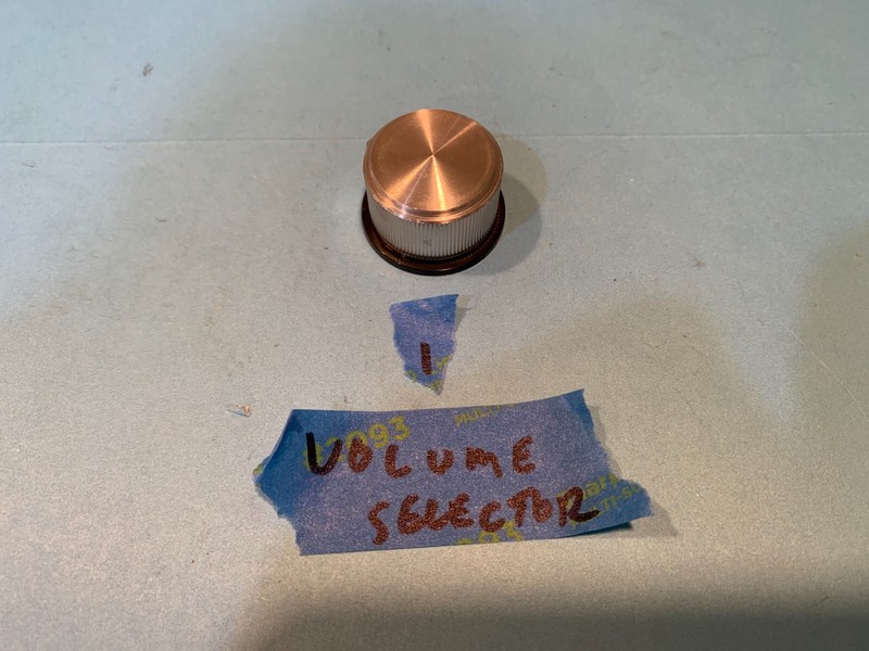 Kenwood KR-9340 Vintage Quad Receiver Parting Out Volume Selector Knob #1